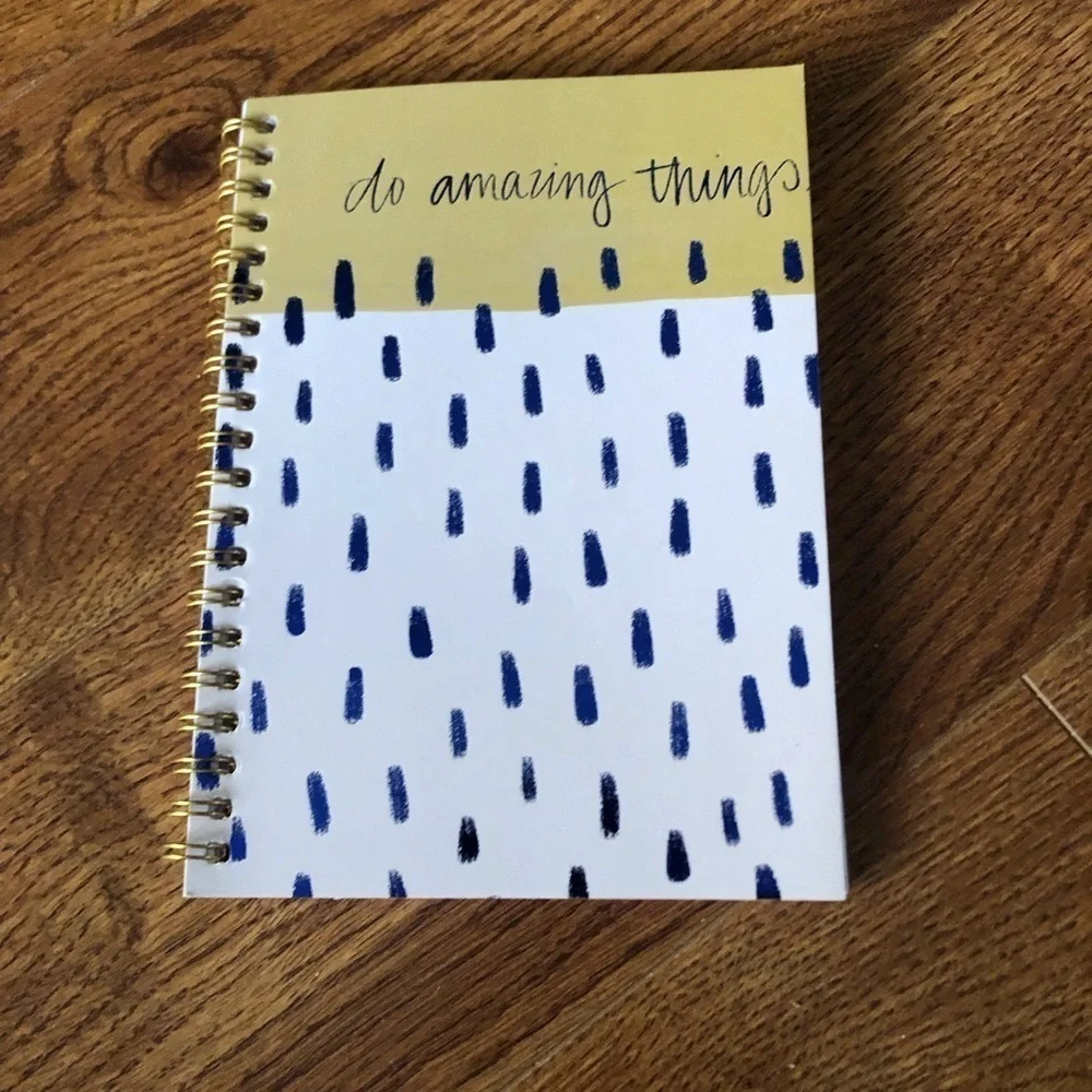 “Do Amazing Things” small lined notebook